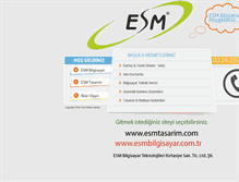 Tablet Screenshot of esmbilisim.com